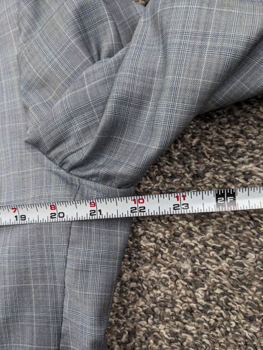 Brooks Brothers Black Fleece Suit Wool Gray Plaid Thom Browne 42R 34x30 *Flaws - Picture 10 of 16